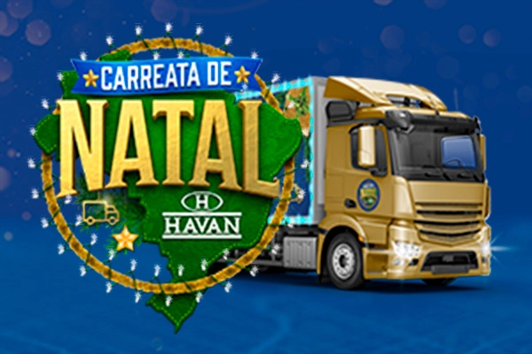 Banner Carreta de Natal Havan