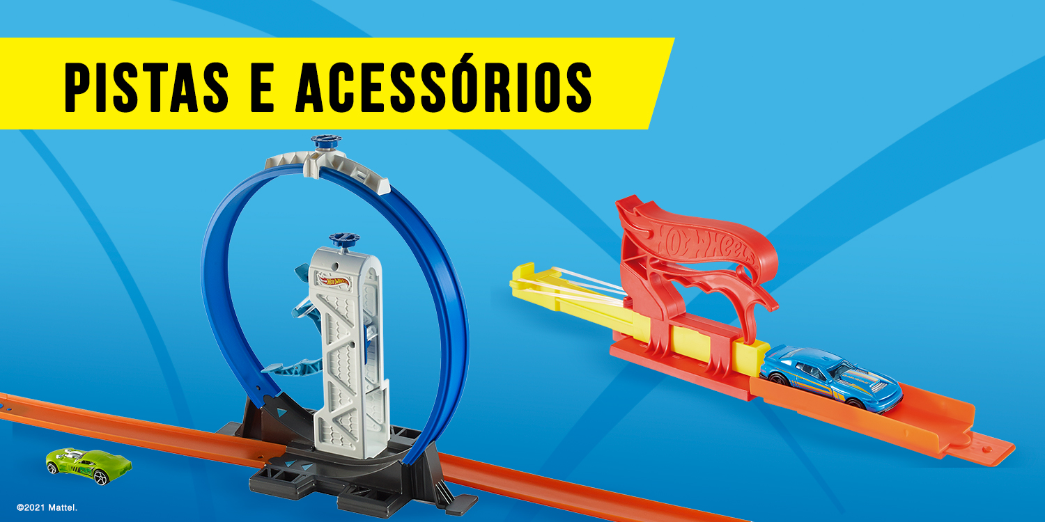 Pista Hot Wheels City Reboque de Dragão Mattel GTK42 - Pistas de