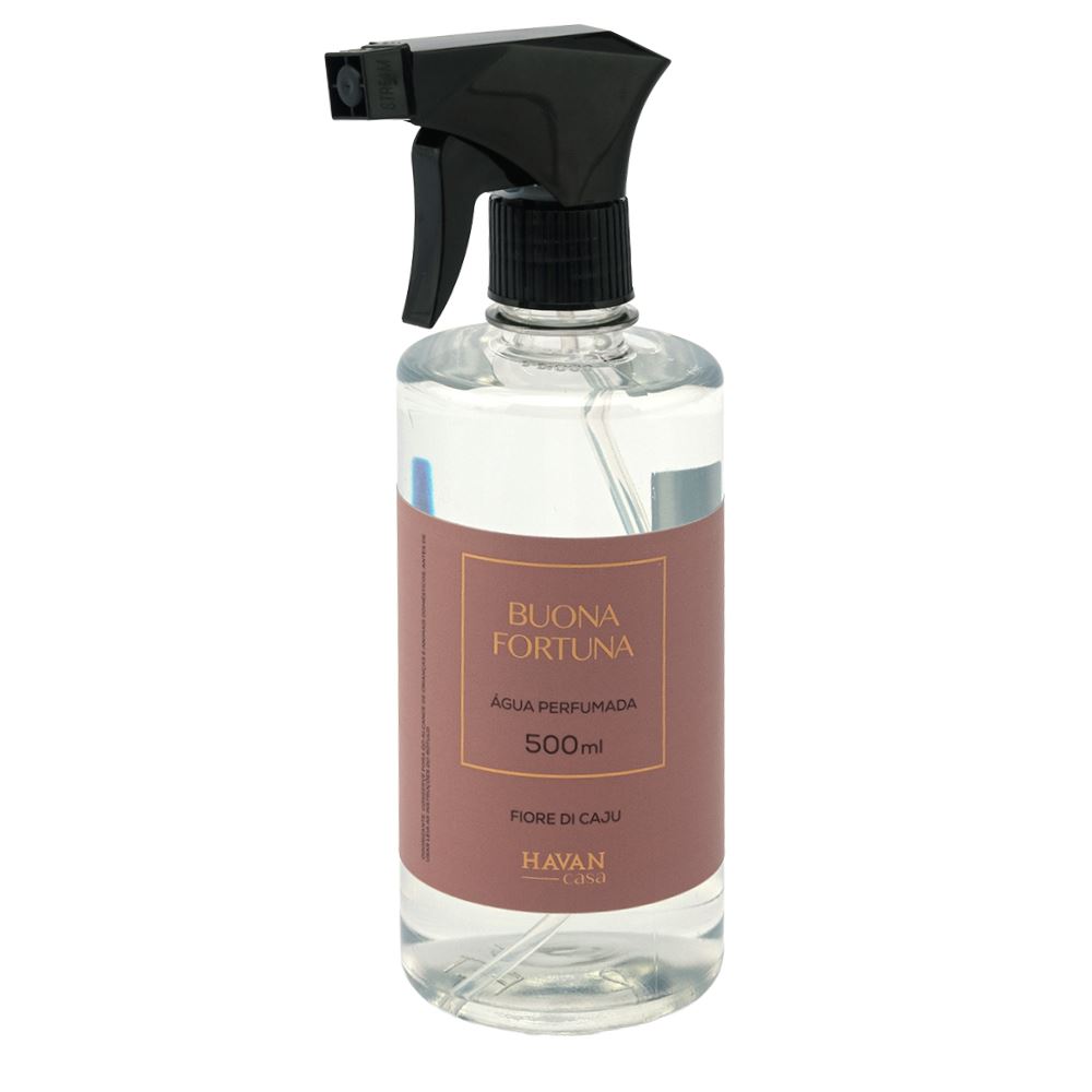 Água Perfumada Buona Fortuna 500Ml Havan Casa - Fiore Di Caju
