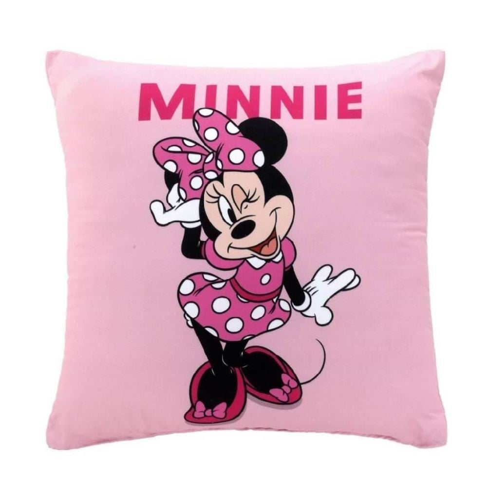 Almofada Decorativa Dupla Face 43X43 cm Disney Hedrons - Minnie Ternura