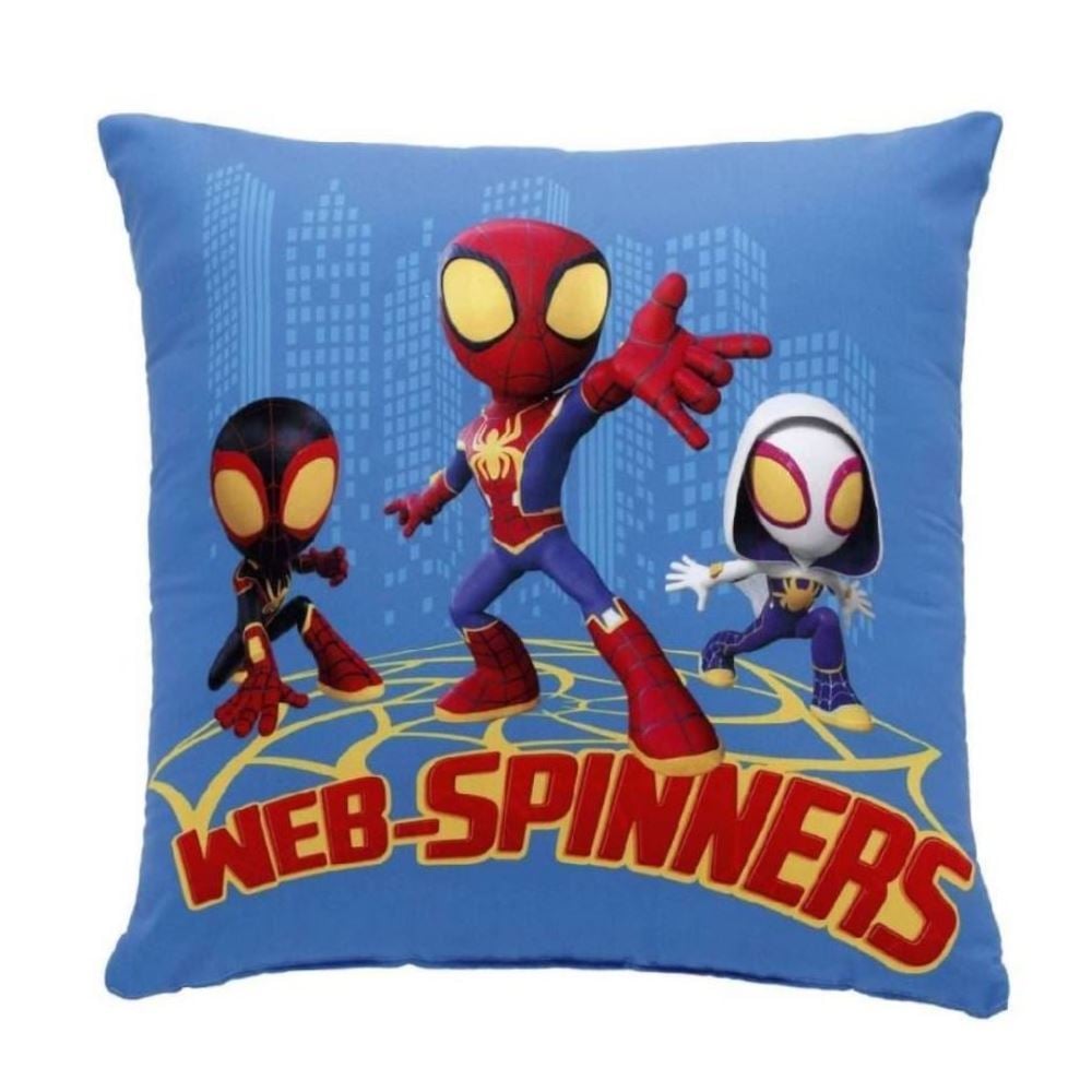 Almofada Decorativa Dupla Face 43X43 cm Disney Hedrons - Spidey Carinho