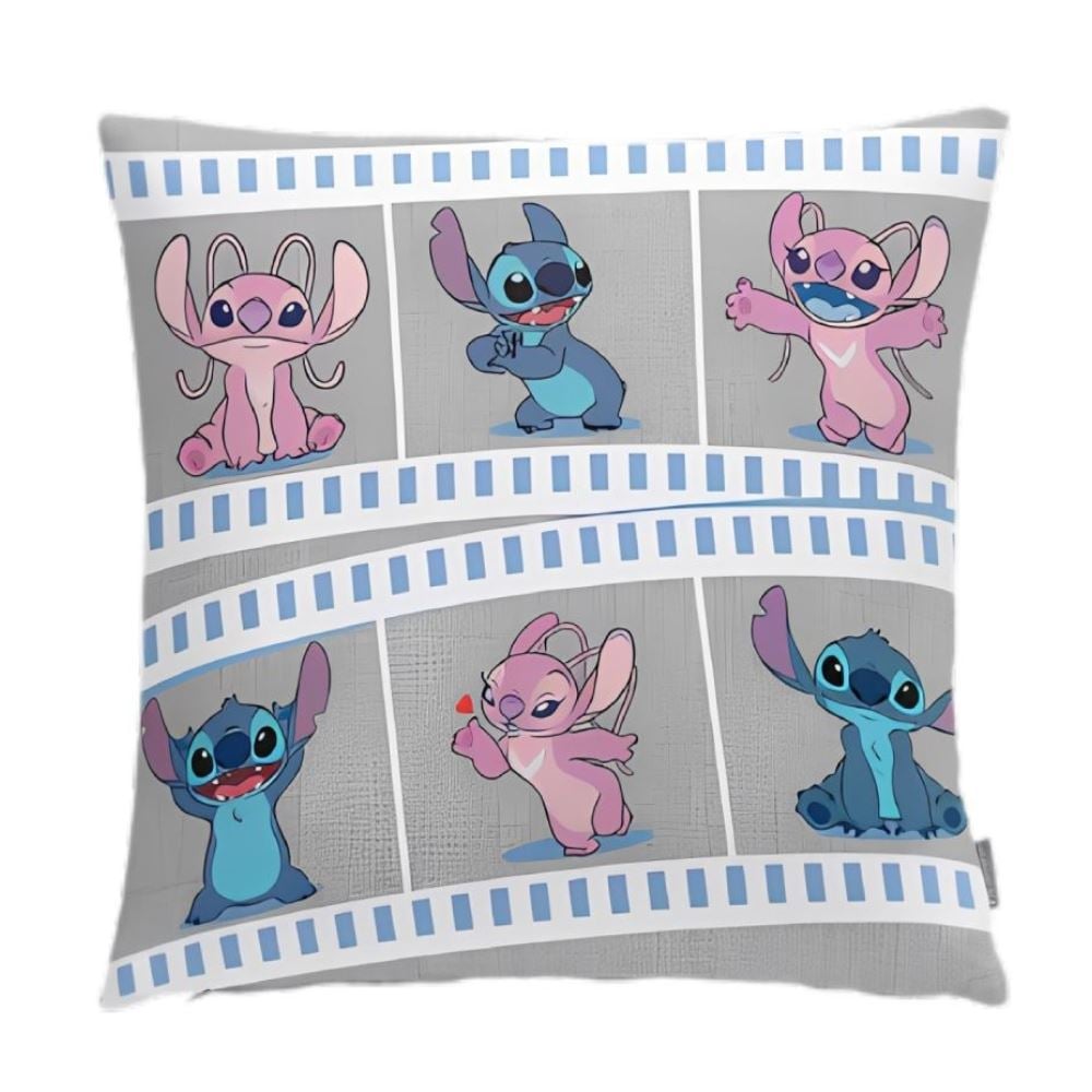 Almofada Decorativa Dupla Face 43X43 cm Disney Hedrons - Angel Live
