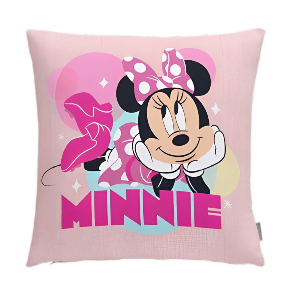 Almofada Decorativa Dupla Face 43X43 cm Disney Hedrons - Minnie Icone