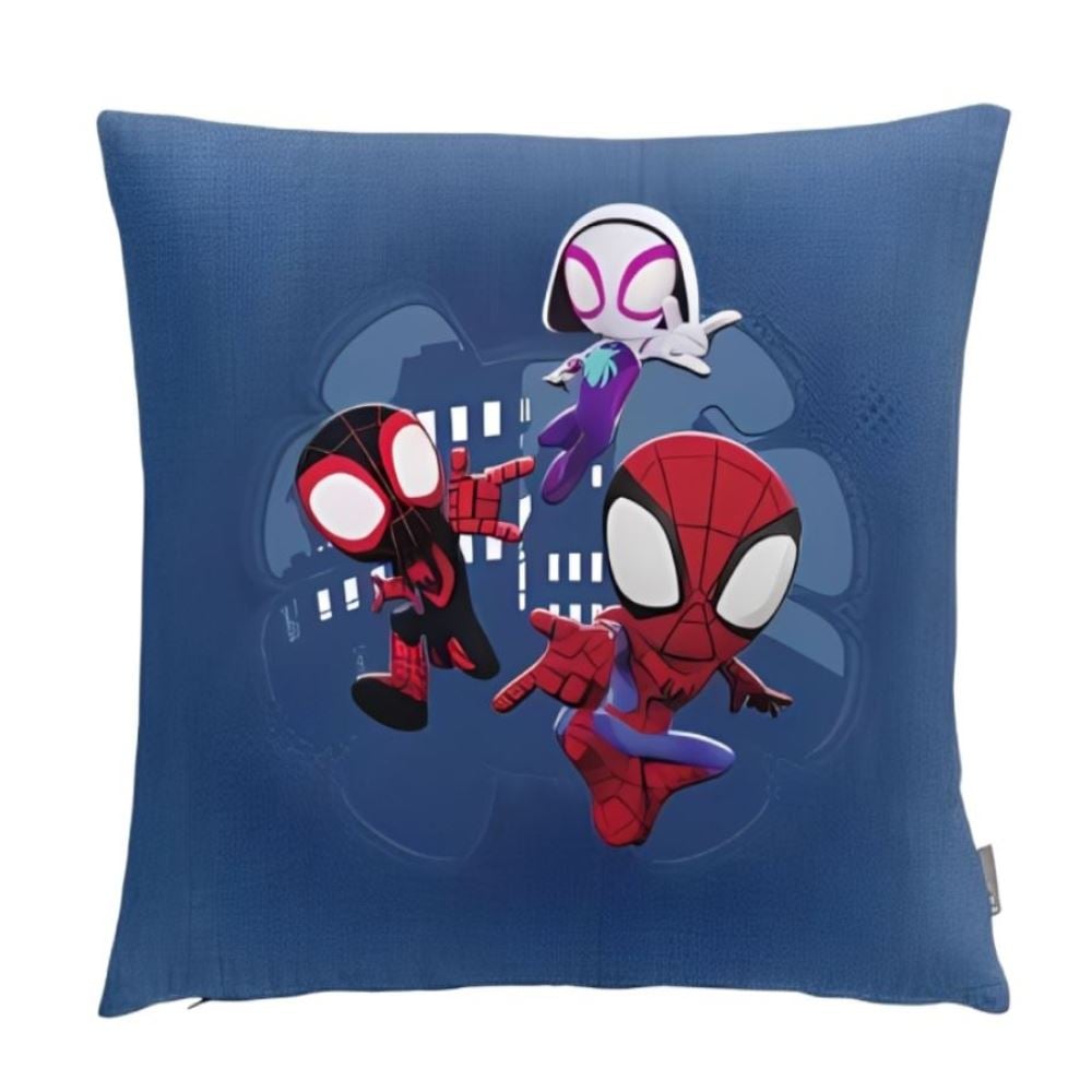 Almofada Decorativa Dupla Face 43X43 cm Disney Hedrons - Spidey City