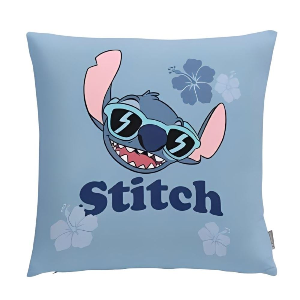 Almofada Decorativa Dupla Face 43X43 cm Disney Hedrons - Stitch Multicolors