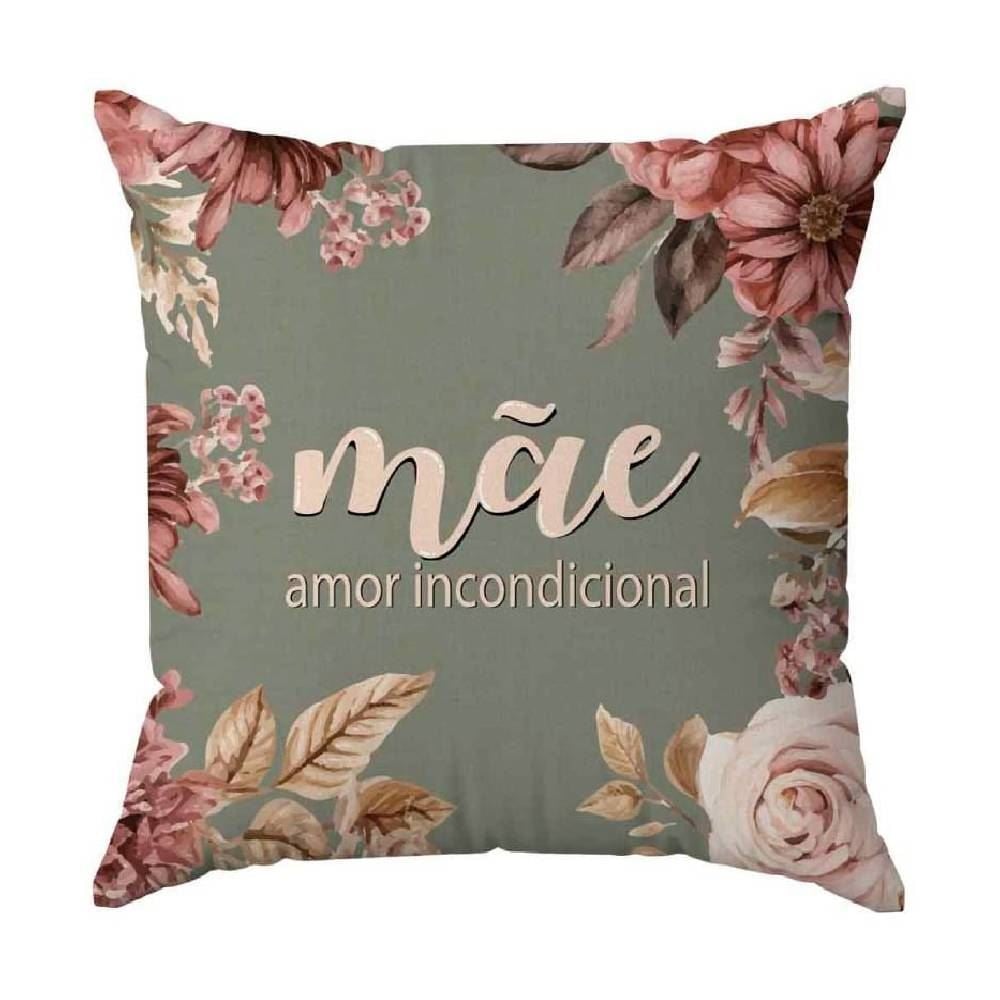 Almofada Decorativa 45X45cm Dia Das Mães Havan Casa - Verde