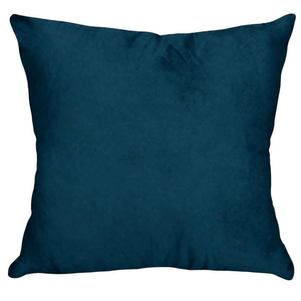 Almofada Decorativa 50X50cm Veludo Italiano Liso Havan Casa - Azul Marinho