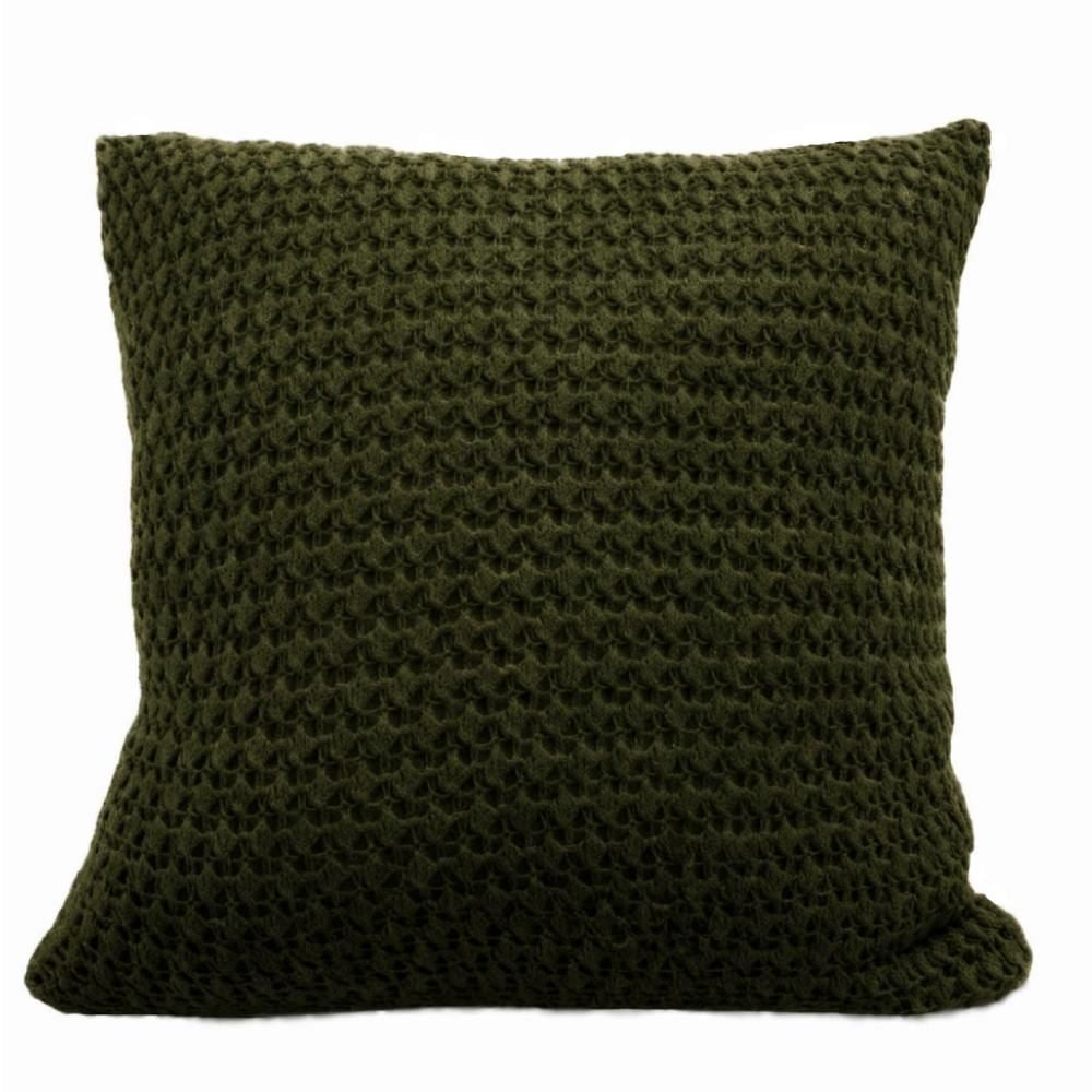 Almofada Decorativa de Tricot Vancouver 43X43cm Havan Casa - Verde