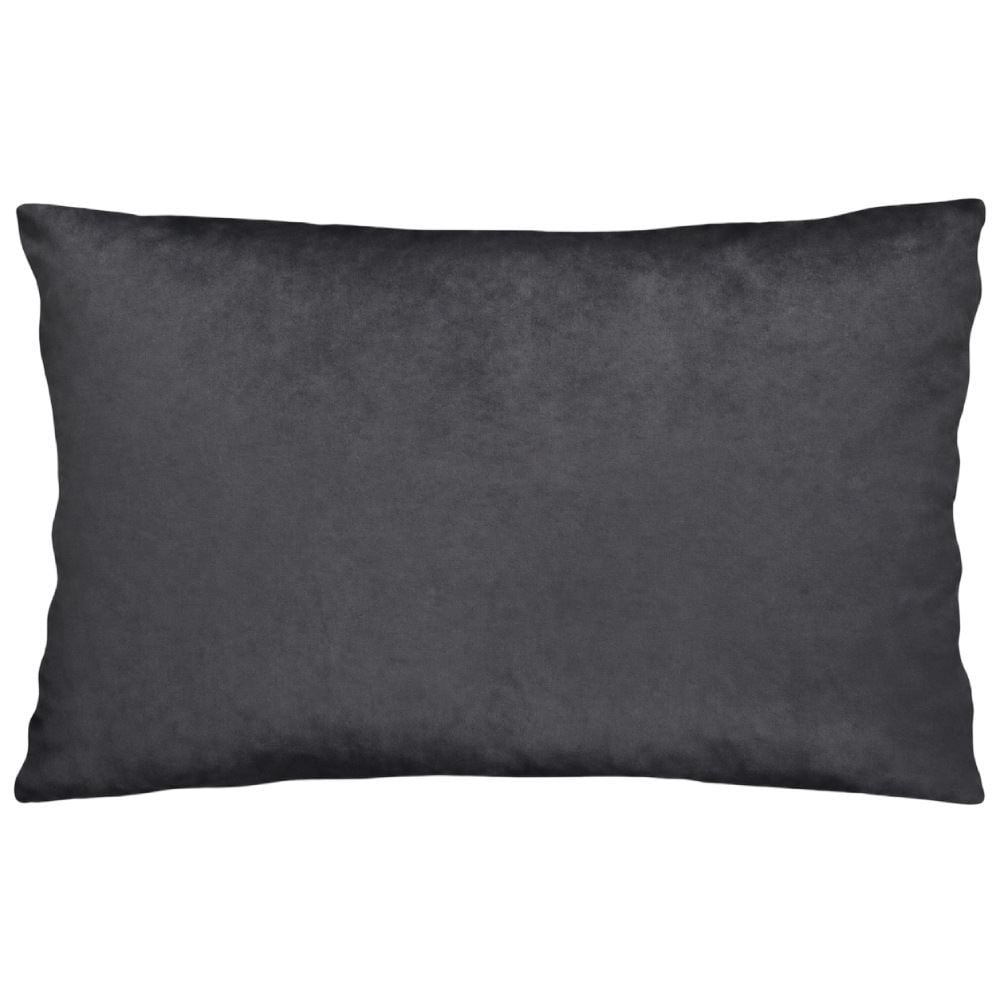 Almofada para Sofá 30X50 cm Veludo Italiano Havan Casa - Cinza