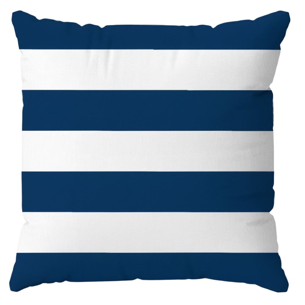 Almofada Naturalle Verão 45X45cm Havan Casa - Listra Azul