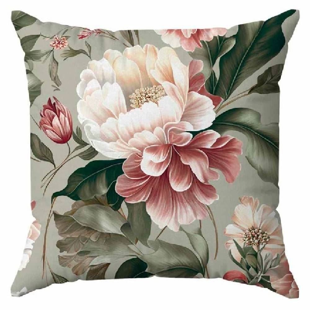 Almofada Veludo 48X48 Cm Estampada Havan Casa - Jardim 