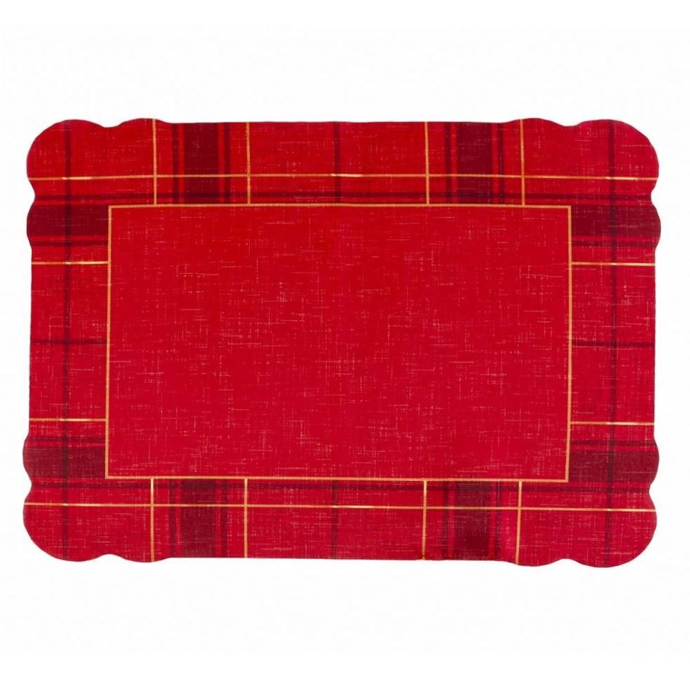 Americano Avulso Natal Encantado 35X45cm Havan Casa - Xadrez Vermelho