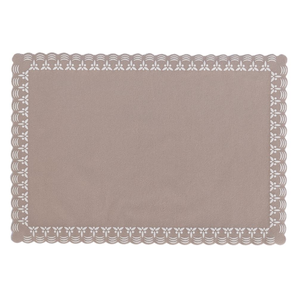 Americano Retangular Classic Avulso 35X50cm Havan Casa - Bege