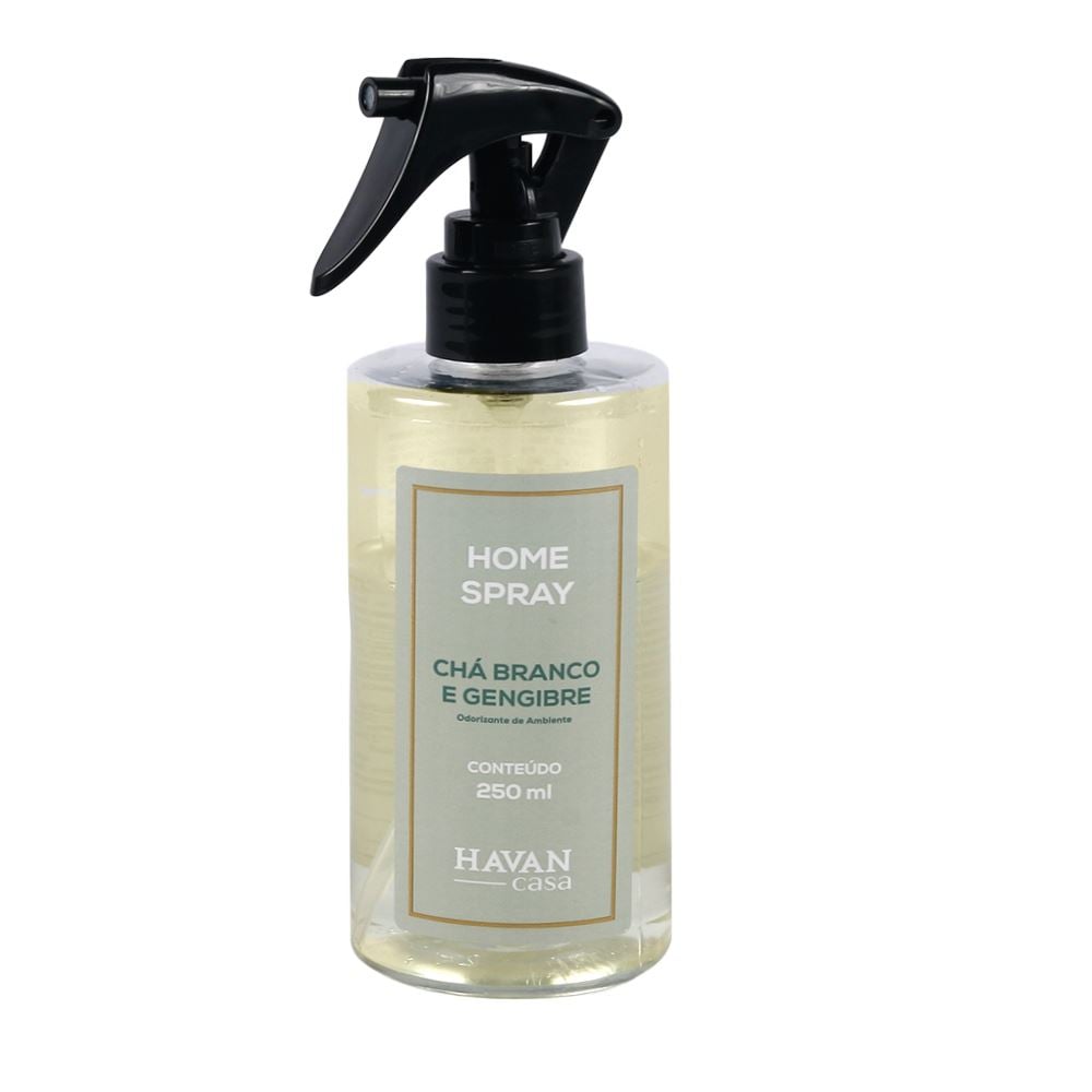 Aromatizador de Ambientes Home Spray Havan Casa 250Ml - Chá Branco E Gengibre