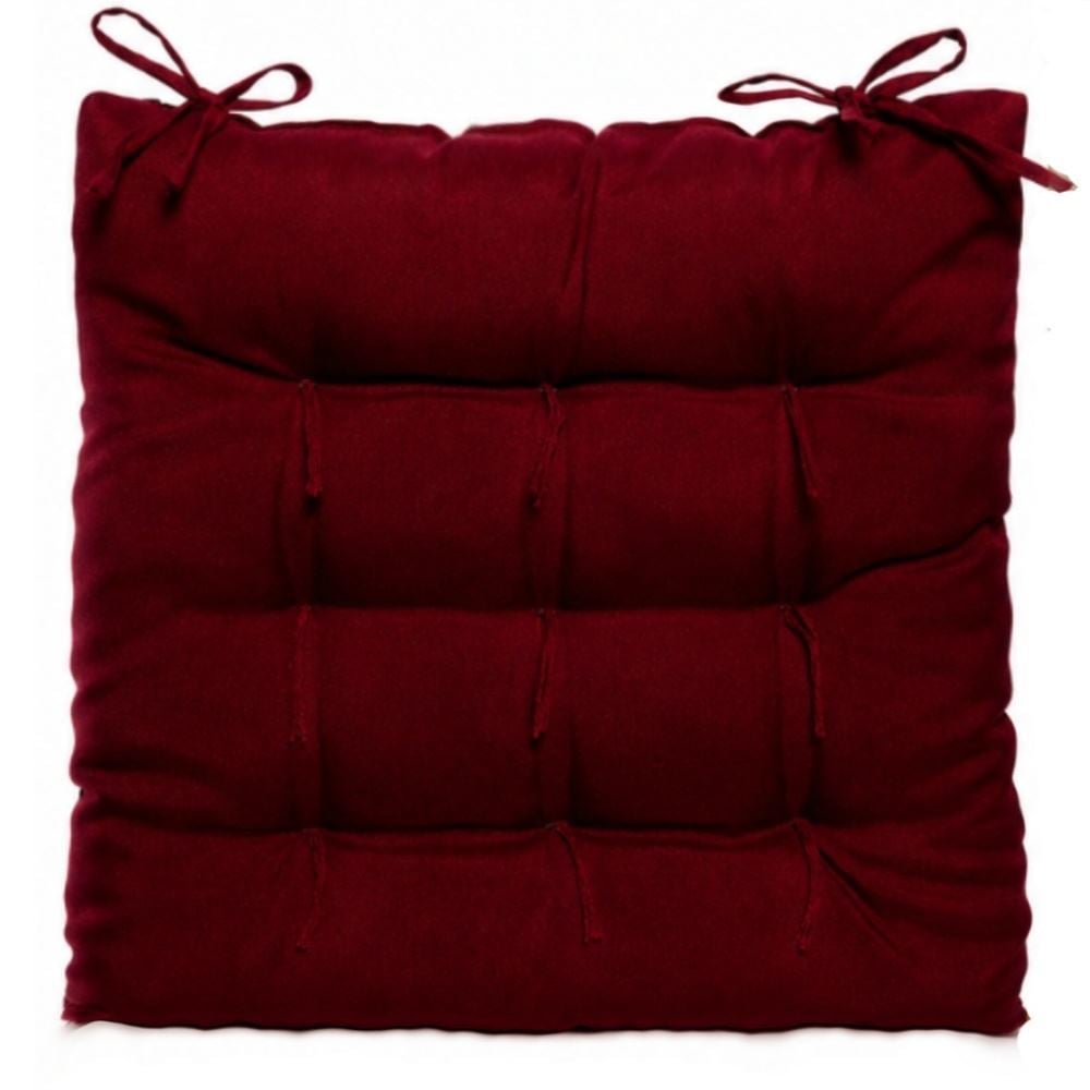 Assento Futton 40X40 cm Liso Oxford Havan Casa - Bordô