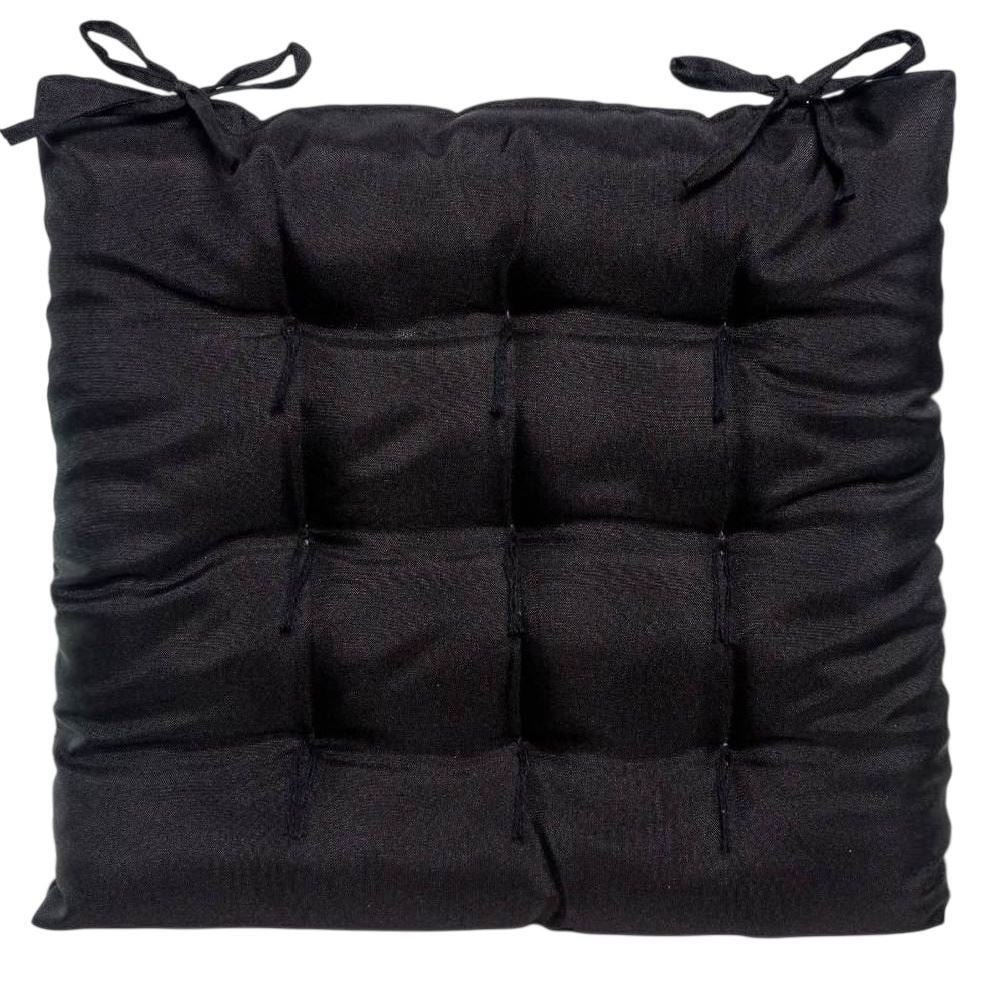 Assento Futton 40X40 cm Liso Oxford Havan Casa - Preto
