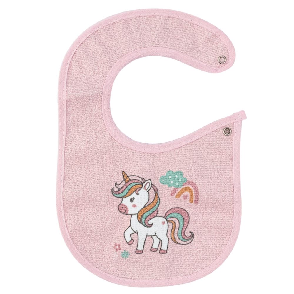 Babador Infantil Estampado com Forro Havan Baby - Unicórnio