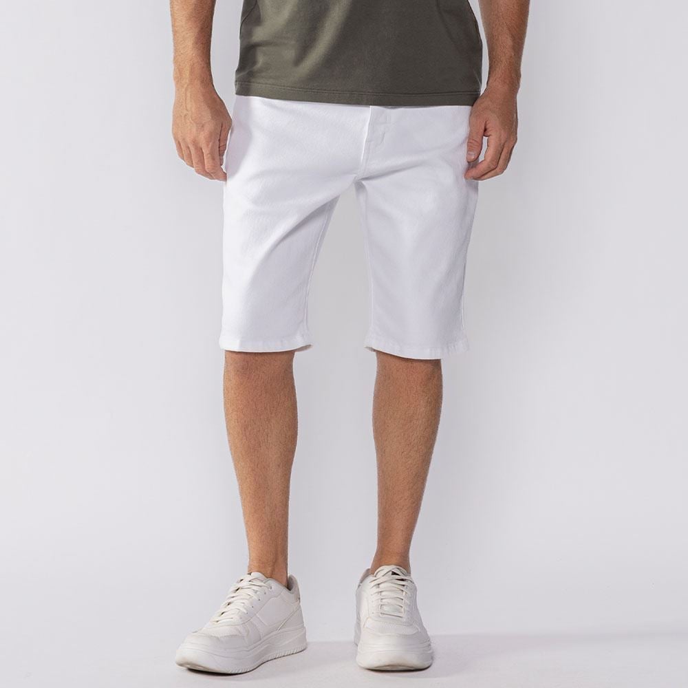 Bermuda Masculina De Sarja Marc Alain Branco