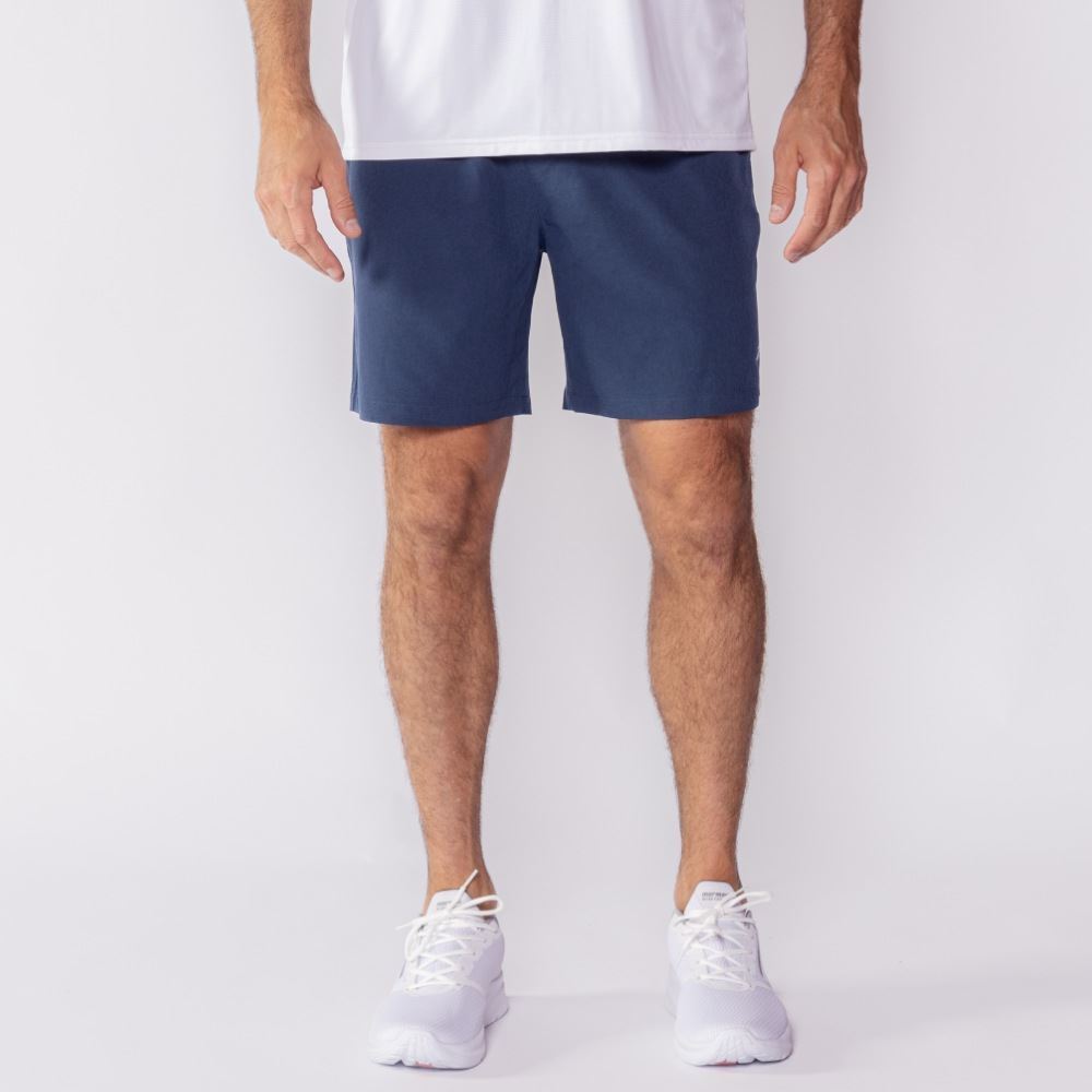 Bermuda Esportiva Masculina Tactel Melange Scream Azul Marinho