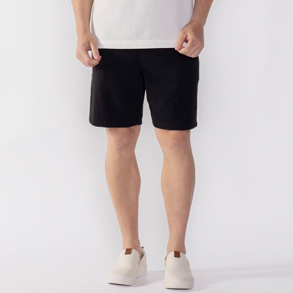 Bermuda Masculina De Moletom Marc Alain Preto