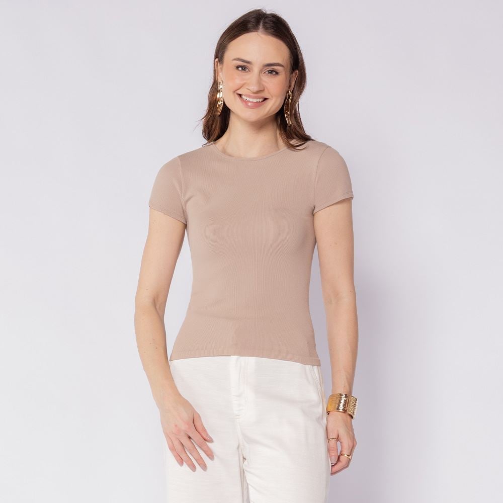Blusa Feminina Sem Costura Boby Blues Fendi