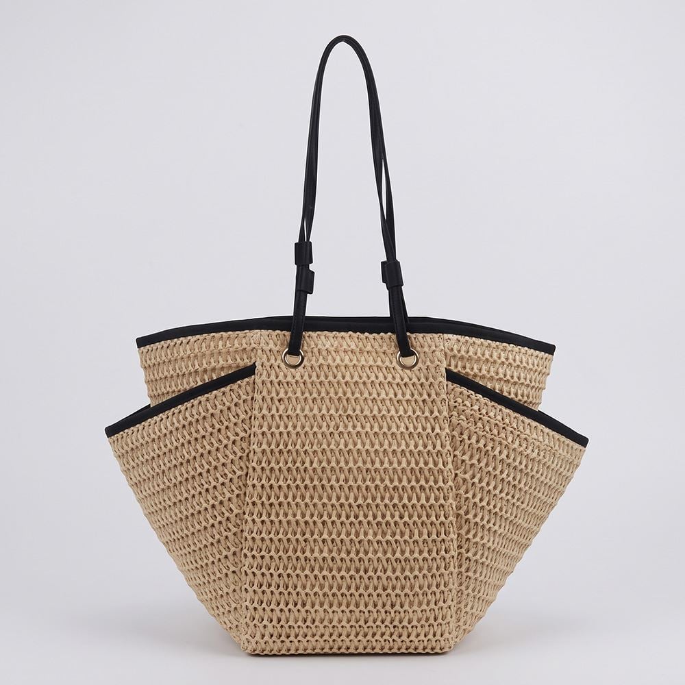 Bolsa de Praia Tote Bag Tramada Alice Palucci - NATURAL U