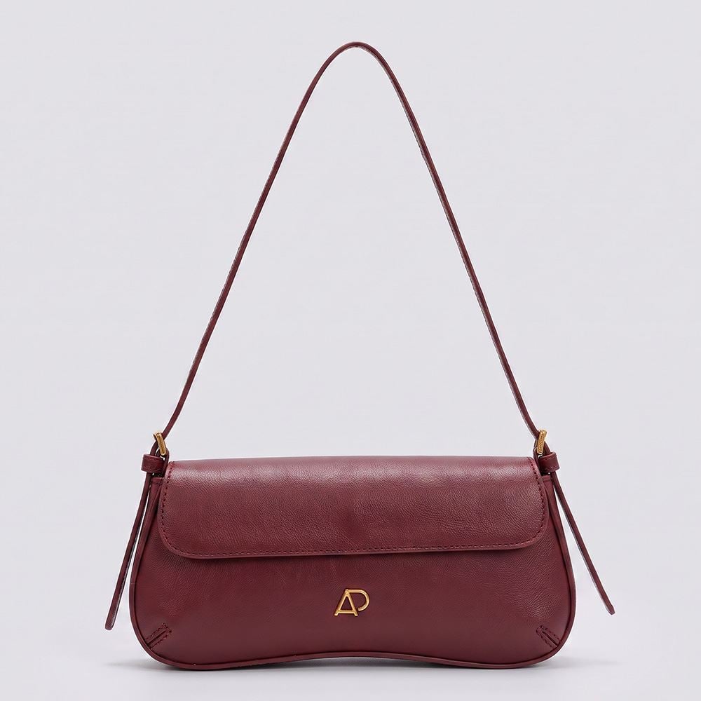 Bolsa Feminina Baguete Alice Palucci - VINHO U