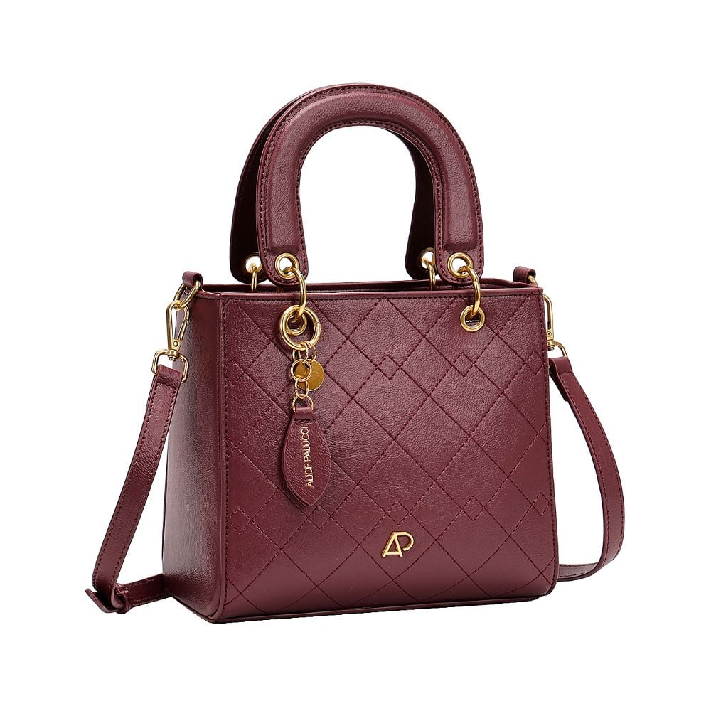 Bolsa Feminina Mini Bag Alice Palucci - VINHO U