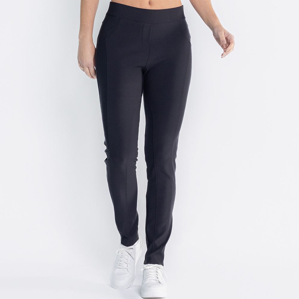 Calça Feminina Montaria Com Recortes Patricia Foster Preto