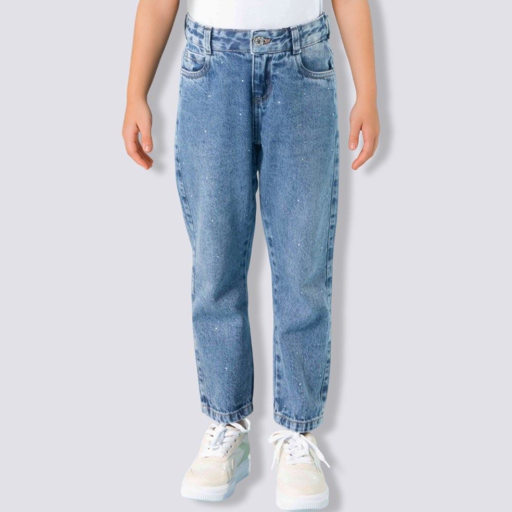 Infantil Feminina Mom Jeans Infantil Malwee Kids CalÇa Jeans