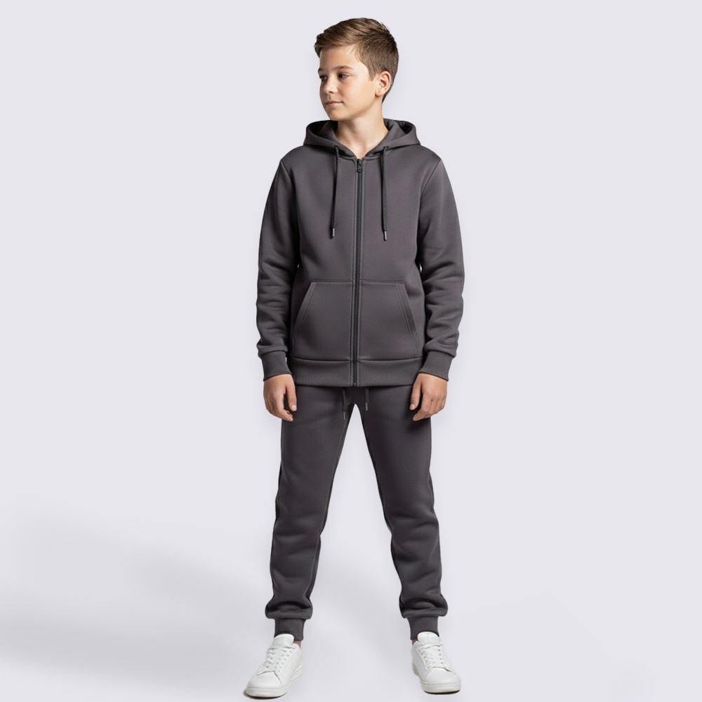 Calça Jogger Juvenil Menino 12 a 16 Anos Hot Dog Chumbo