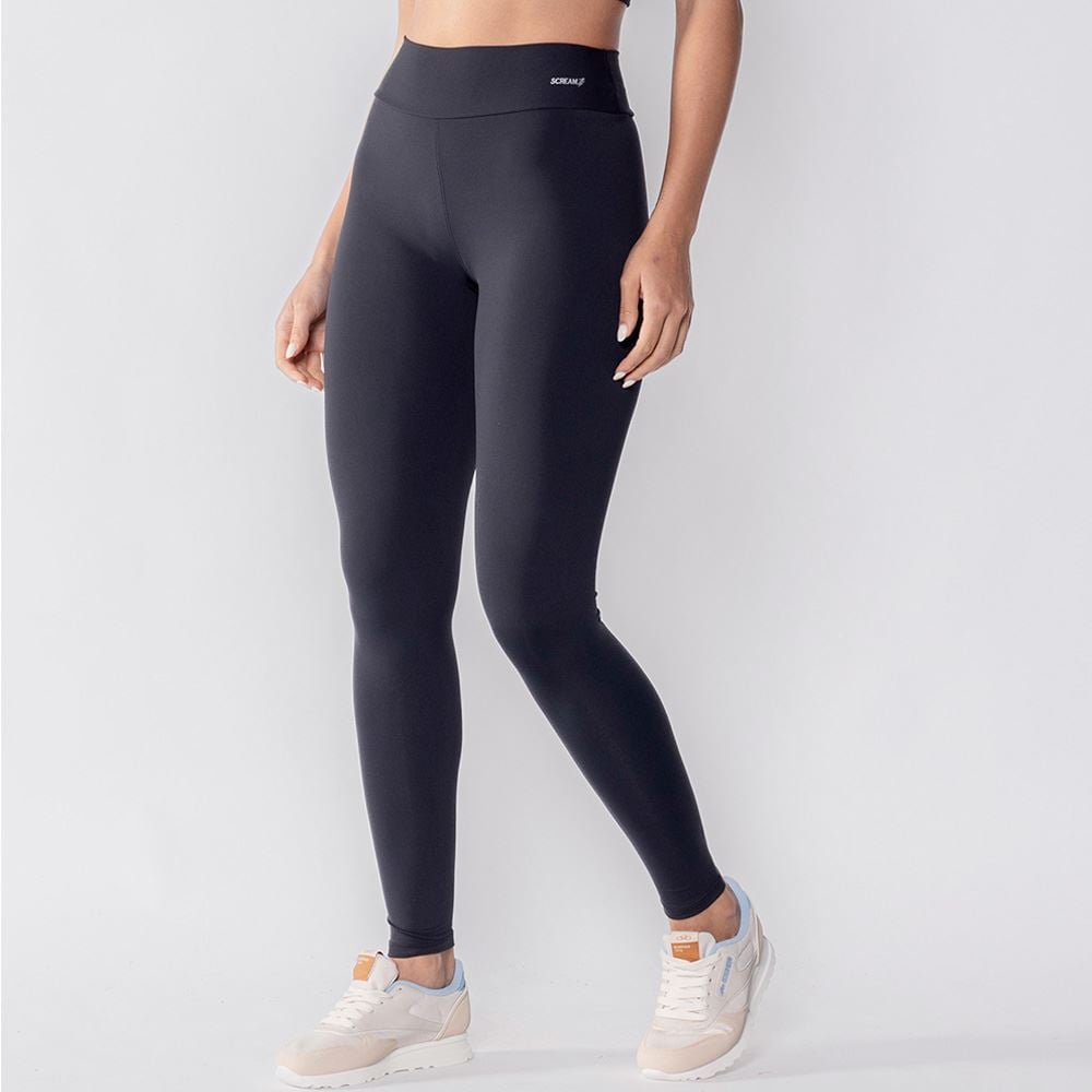 Calça Legging Feminina De Suplex Scream Preto