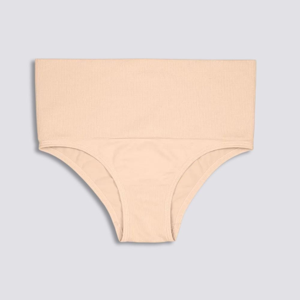 Calcinha Cinta sem Costura DelRio Areia