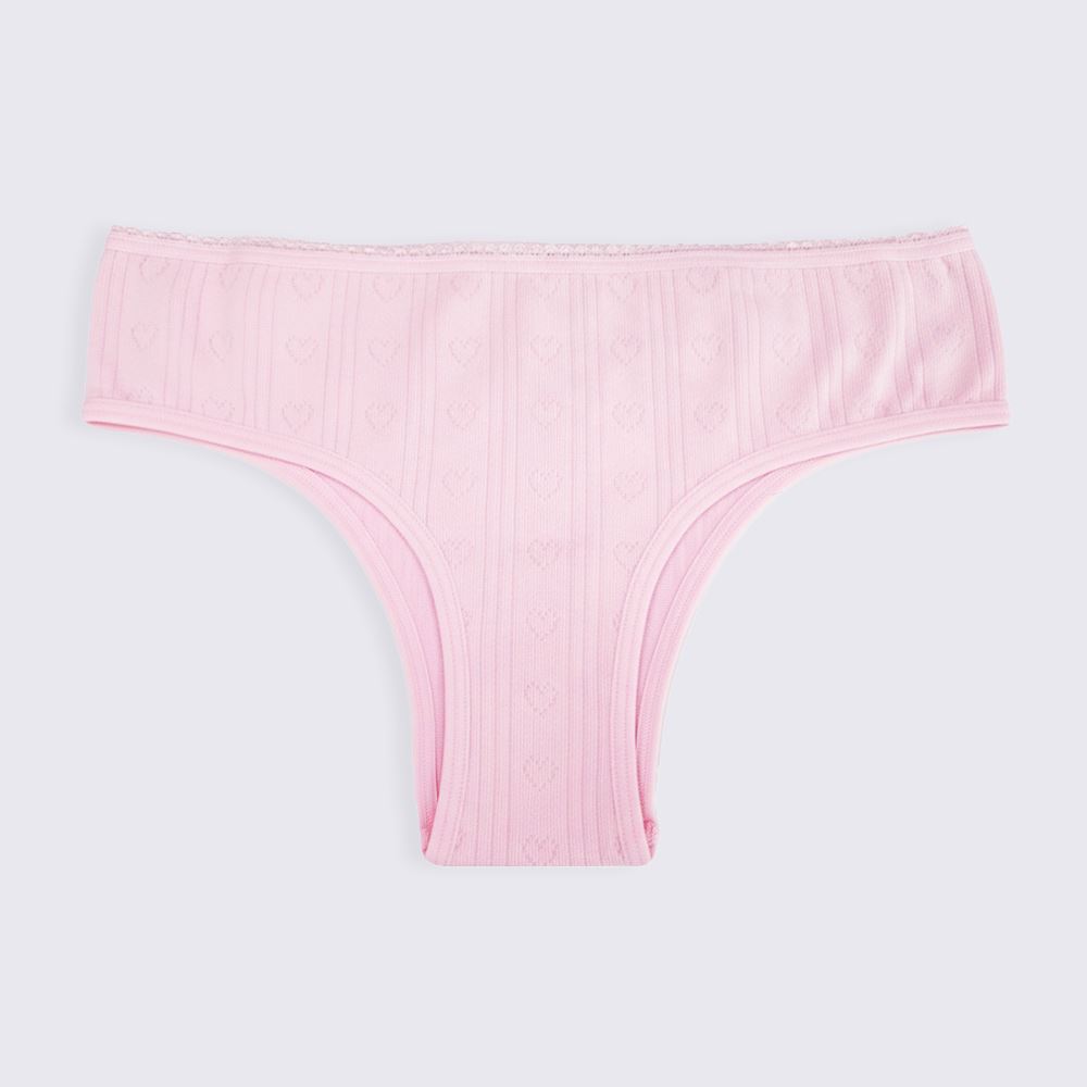 Calcinha Tanga De Poliamida Camila Moretti Rosa 14-3205