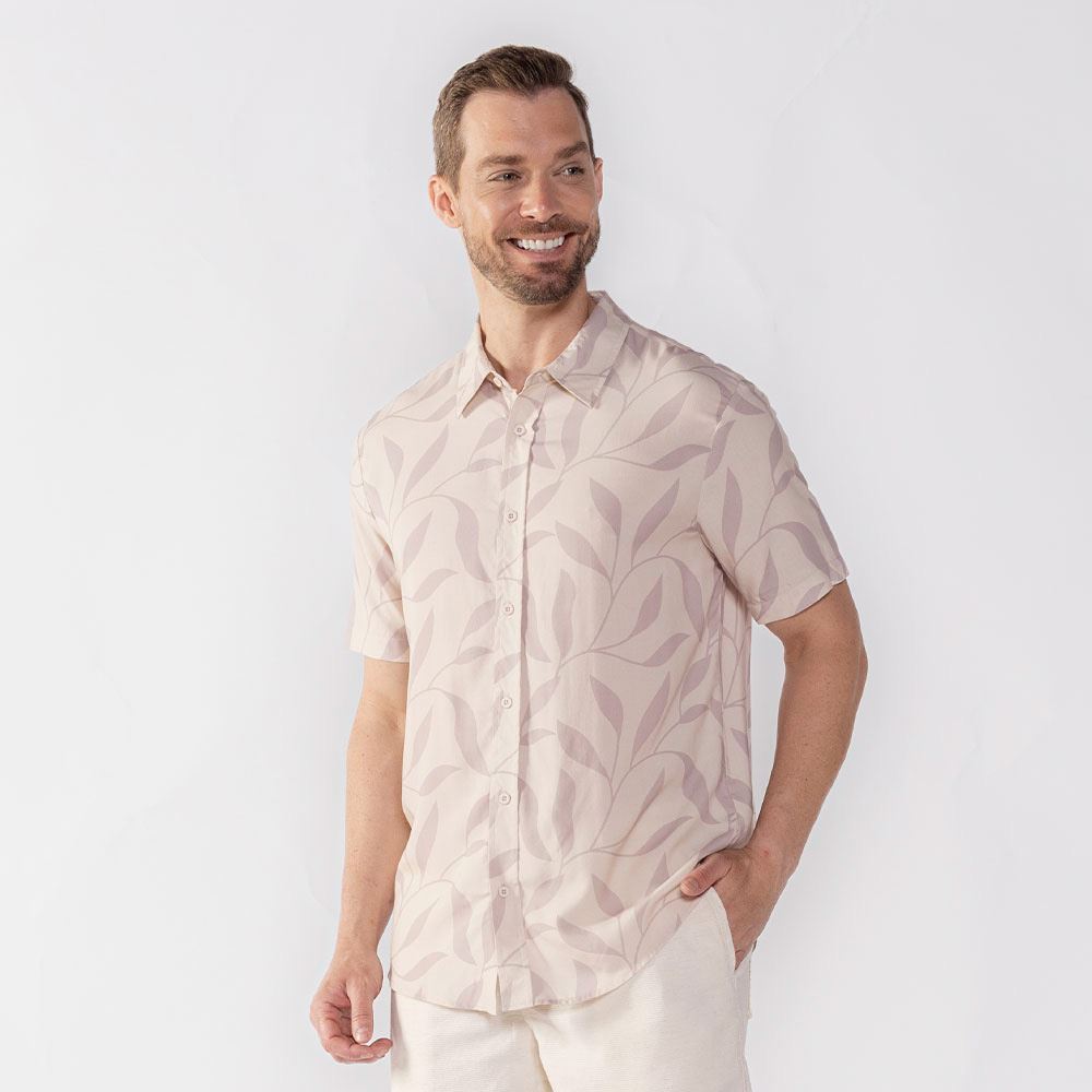 Camisa Masculina De Botão Em Viscose Thing Estampado 2