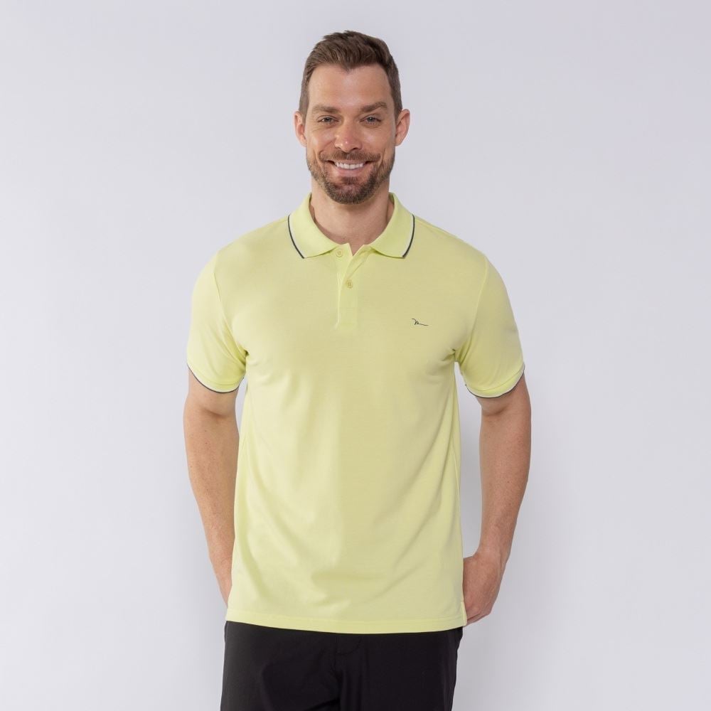 Camisa Polo Piquet Masculina Marc Alain Lima