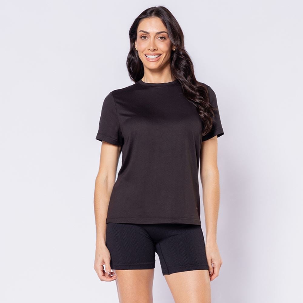 Camiseta Feminina Dry Fit Scream Preto