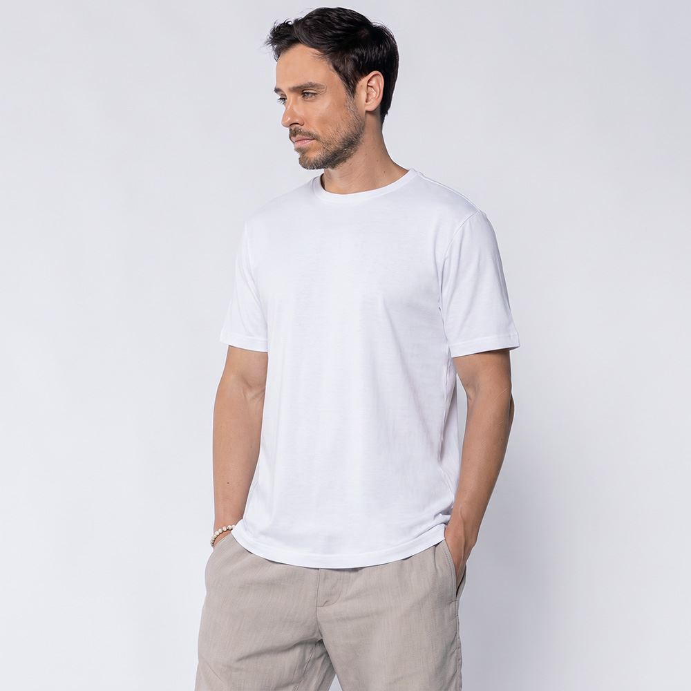 Camiseta Masculina Básica Thing Branco