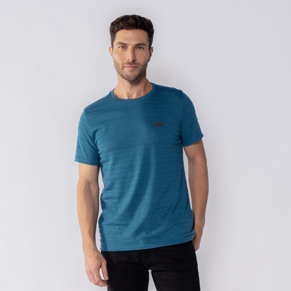 Camiseta Masculina Manga Curta Malha Cannes Thing Oliva