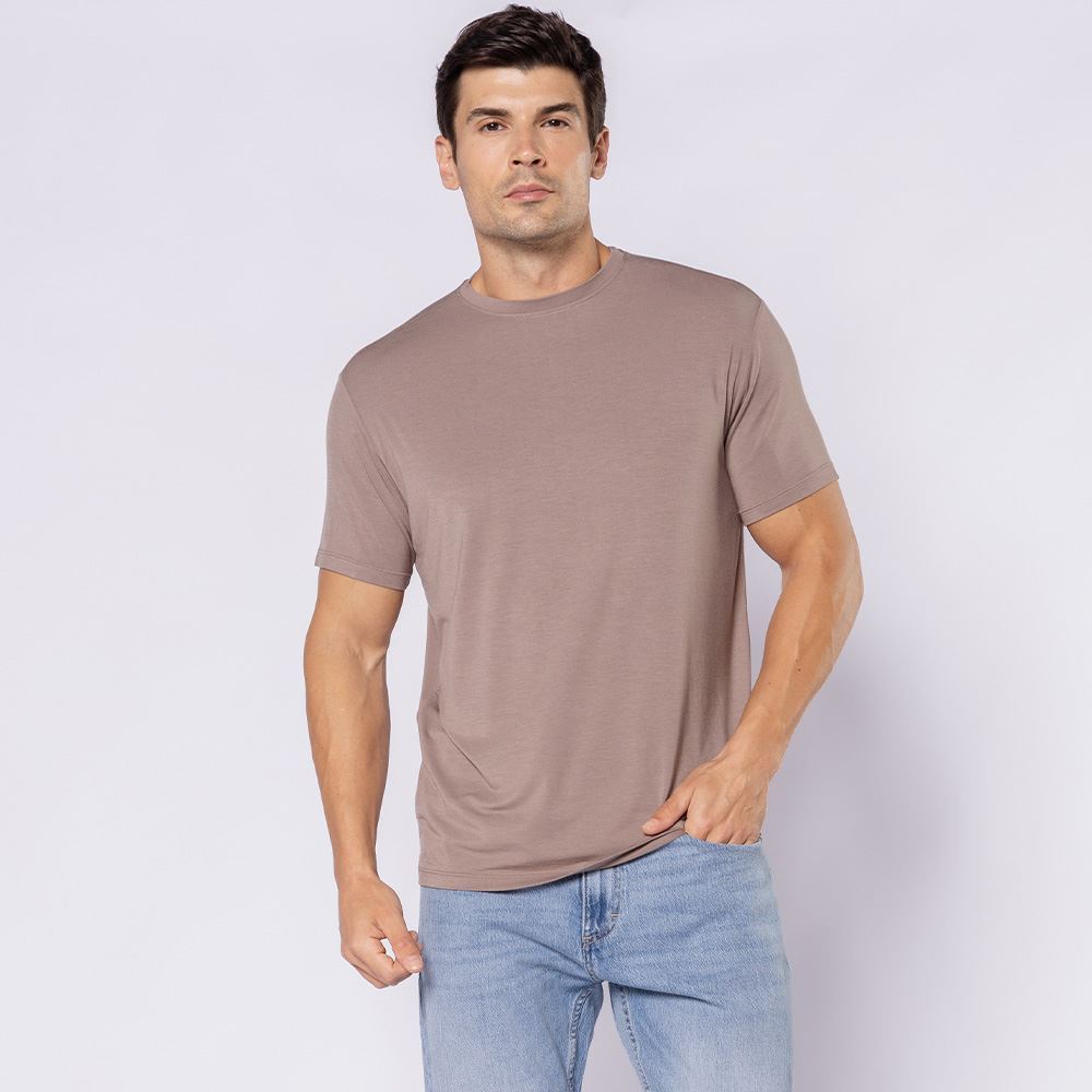 Camiseta Masculina Modal Thing Concreto