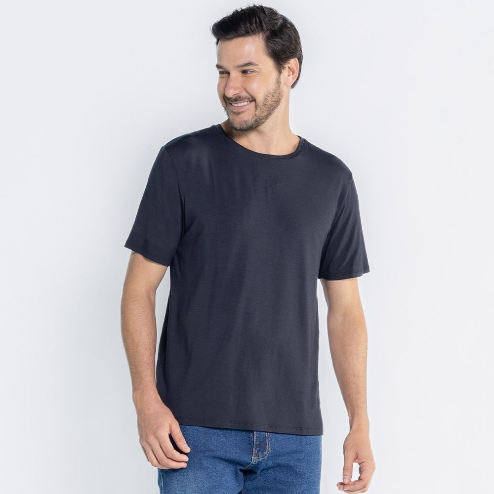 Camiseta Tech Modal Masculina Thing Preto