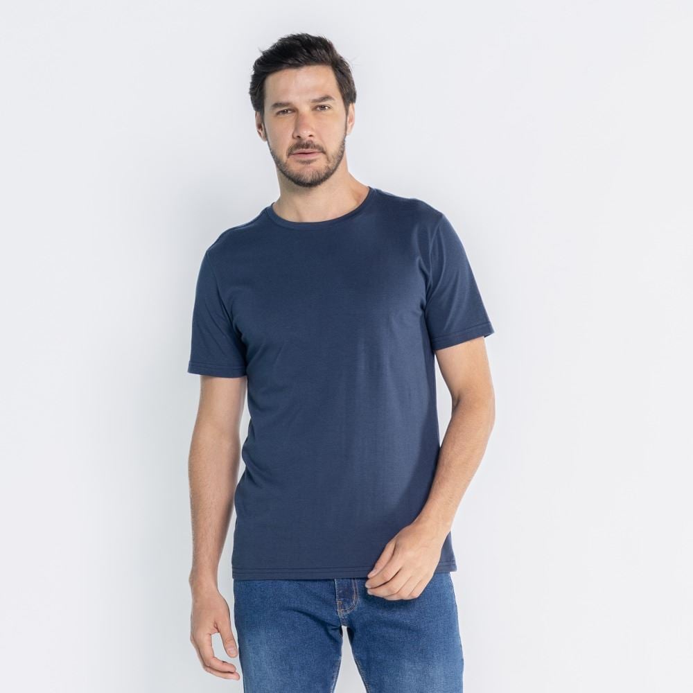 Camiseta Pima Masculina Marc Alain Marinho