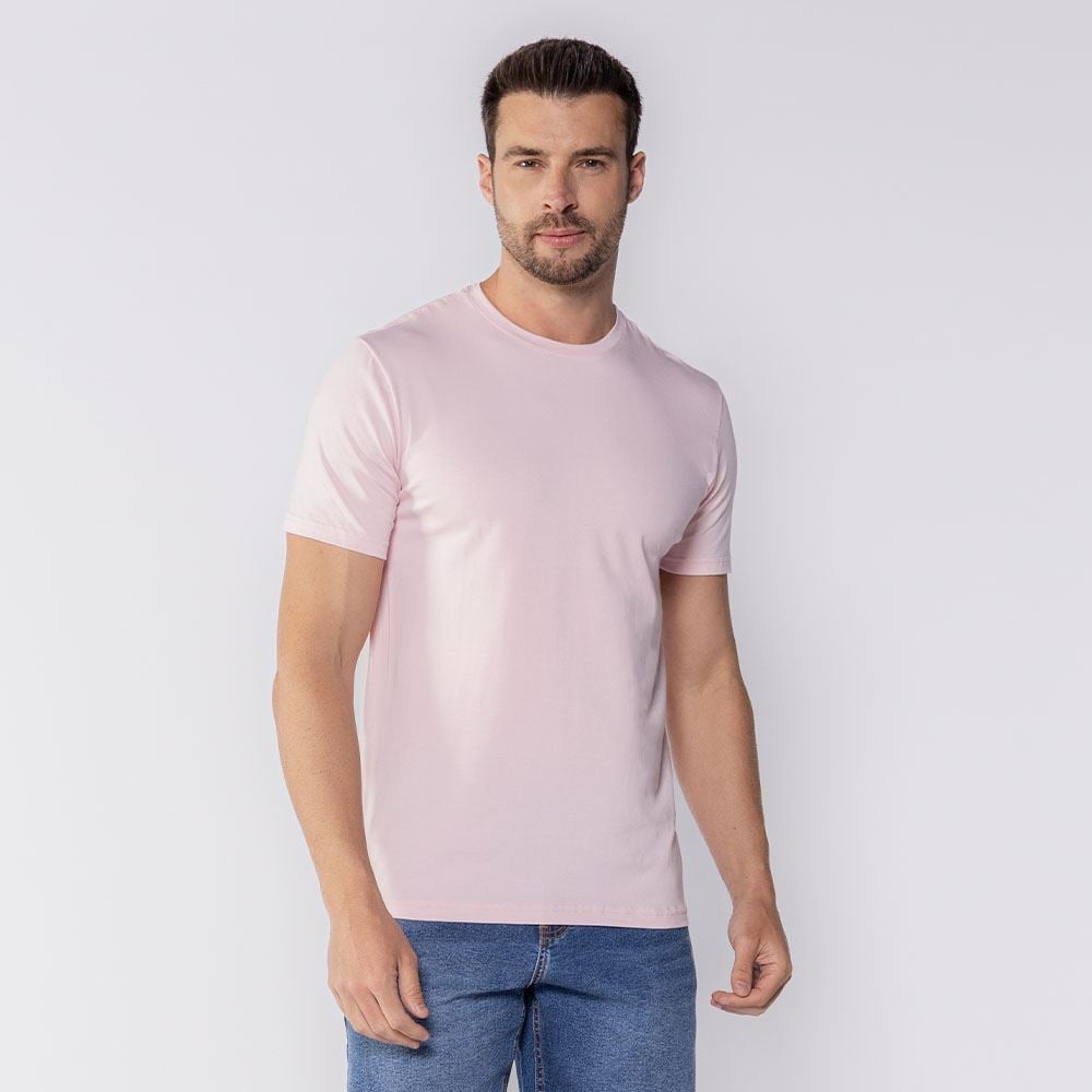 Camiseta Pima Masculina Marc Alain Rosinha
