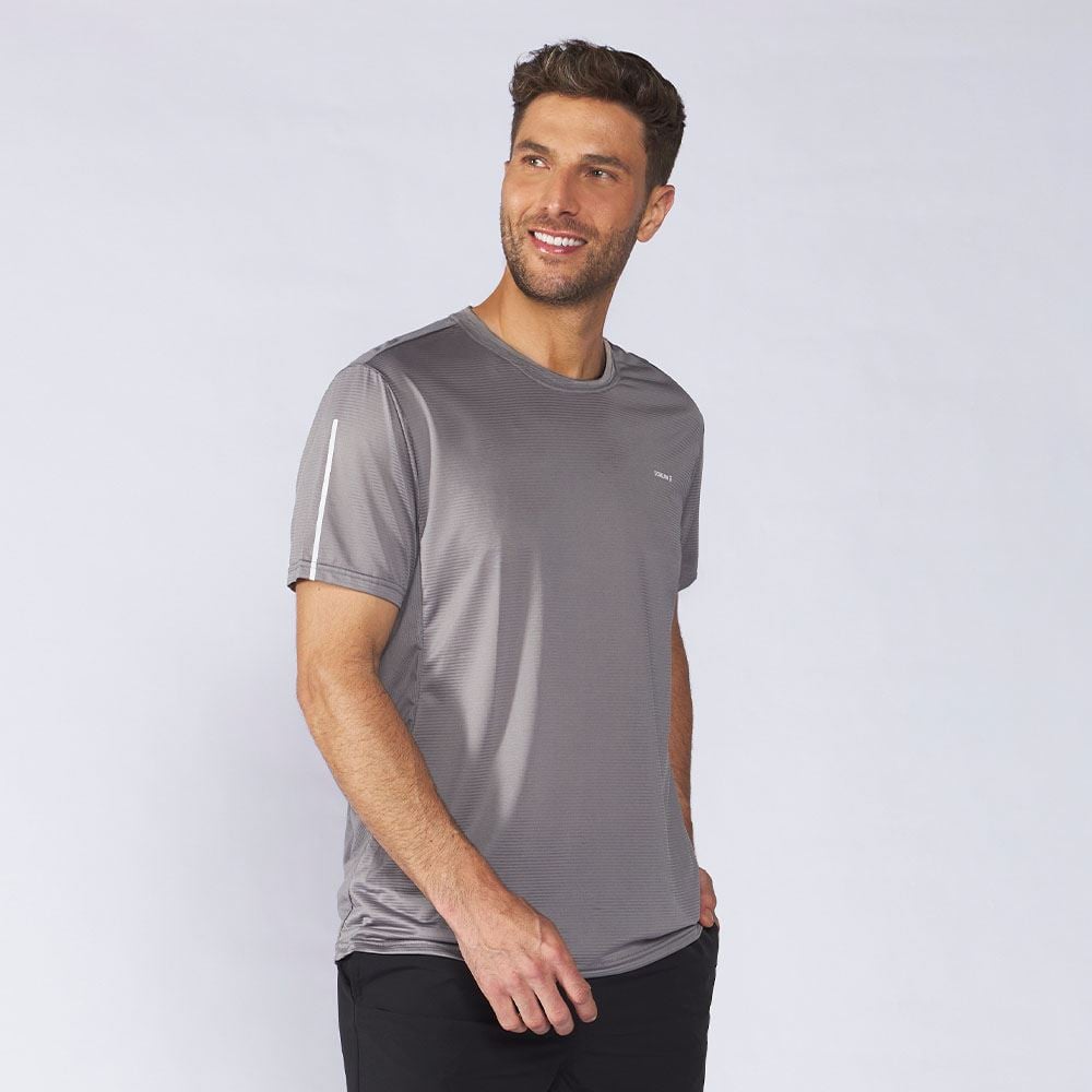 Camiseta Esportiva Masculina Dry Fit Scream Granito