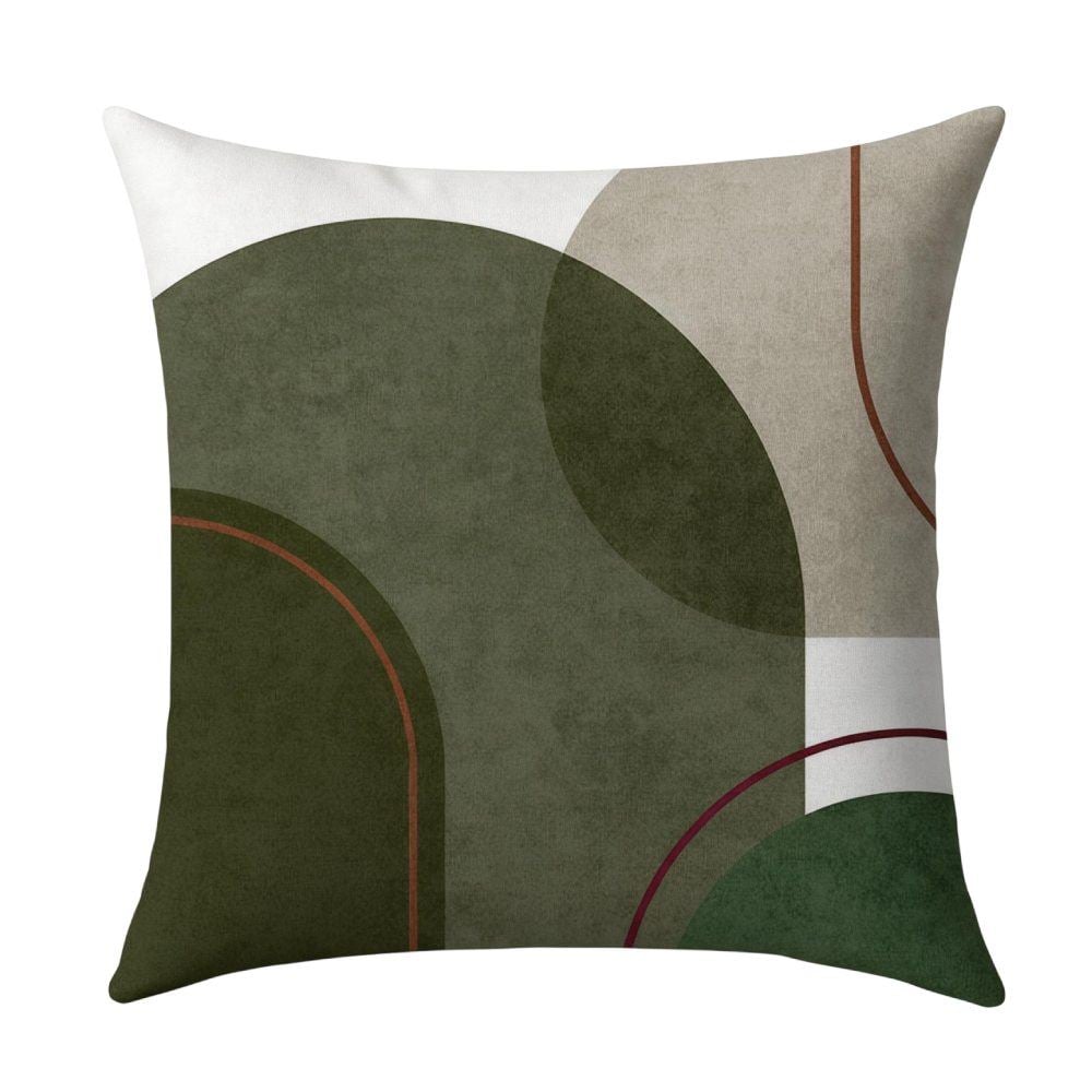 Capa de Almofada Veludo Estampada 43X43cm Havan Casa - Geométrico Verde