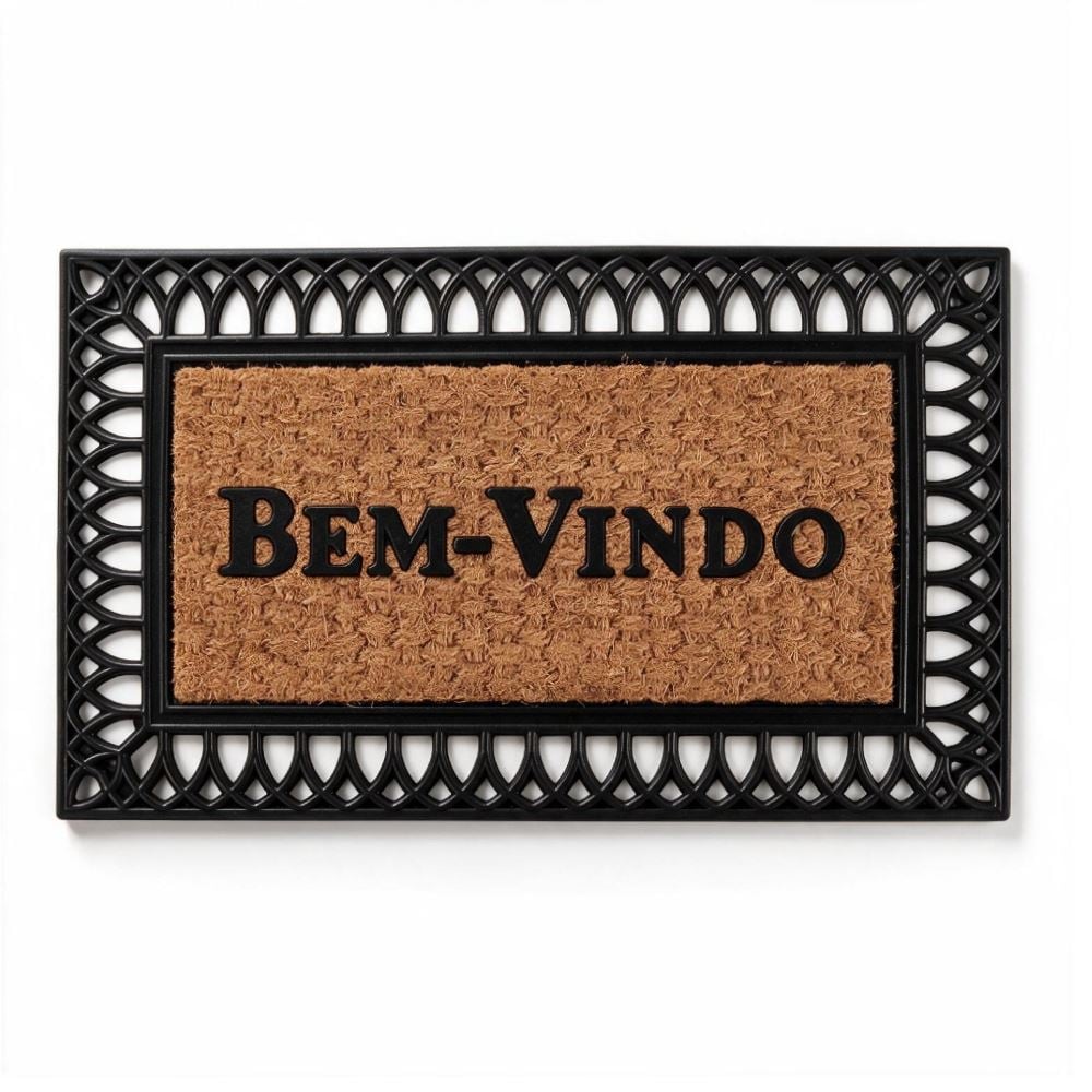 Capacho Capri 45X75 cm Havan Casa - Bem Vindo