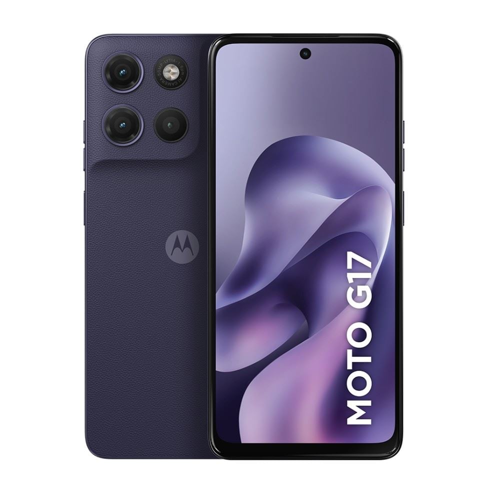 Celular Smartphone Motorola Moto G17 4G 128Gb 4Gb Ram - Roxo
