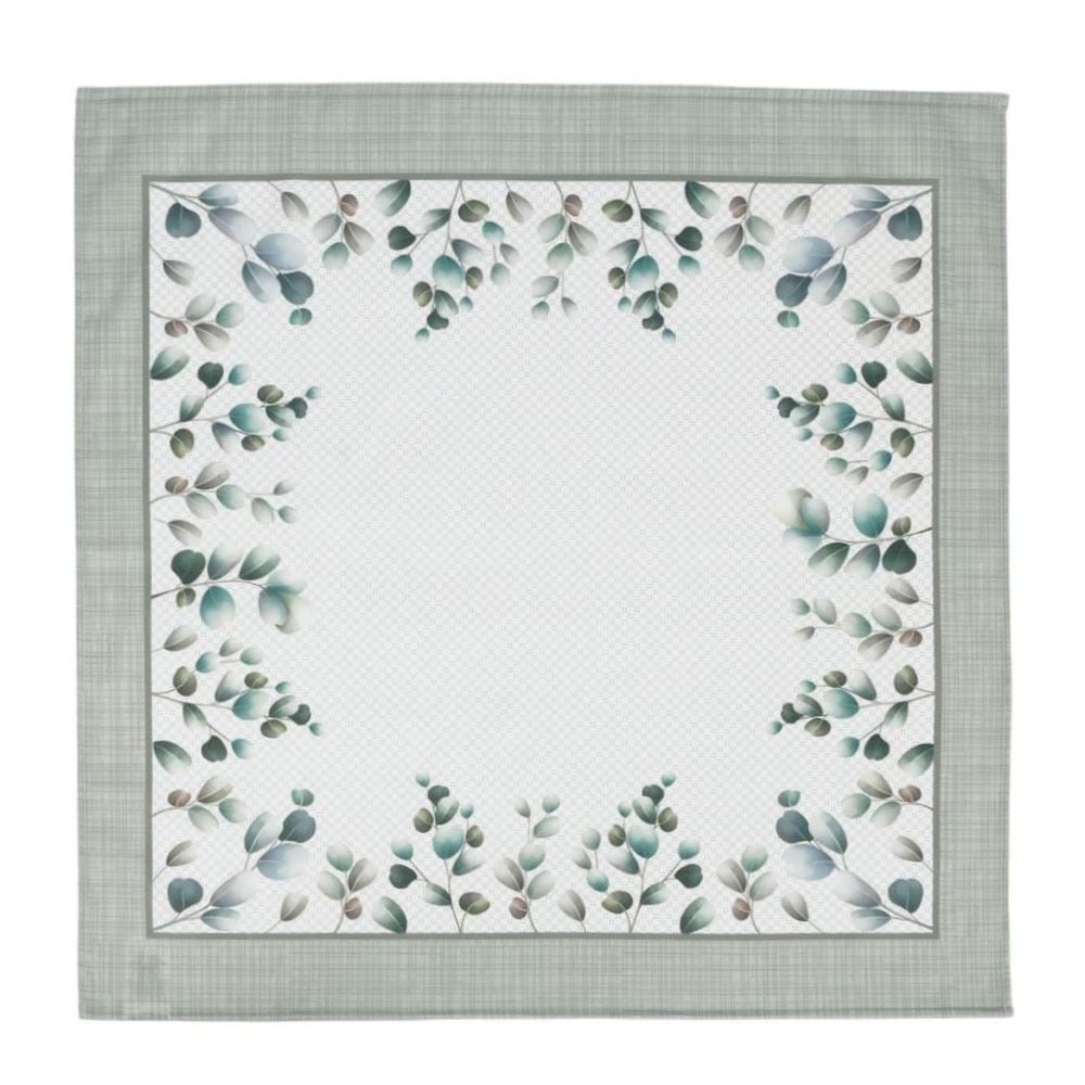 Centro de Mesa 78X78cm Clean Renova Dohler - Folhas Verdes