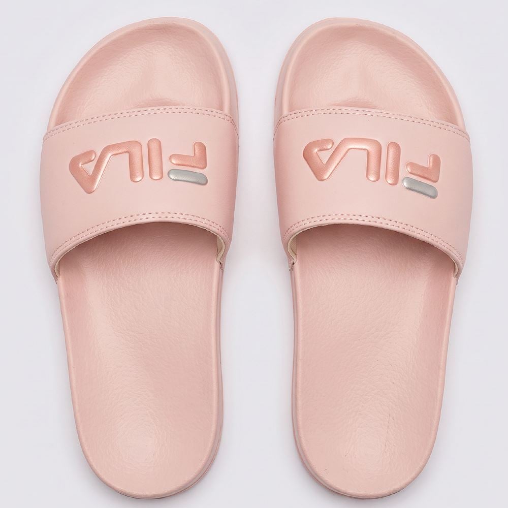 Chinelo Fila Feminino Drifter Basic - ROSA CLARO/PRATA 39
