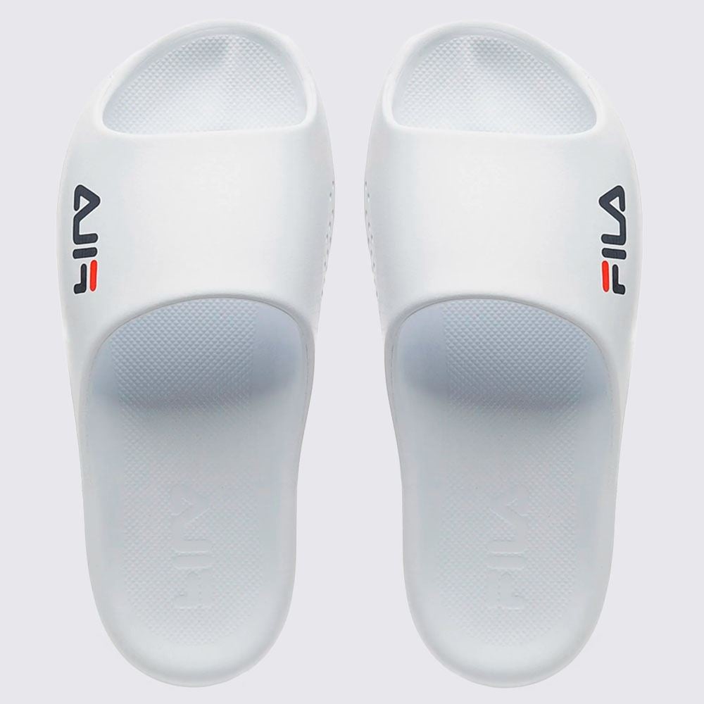 Chinelo Fila Feminino Drifter Foam Branco/Vermelho/Marinho